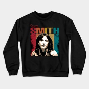 Patti Smith Live Onstage Energy and Passion Crewneck Sweatshirt